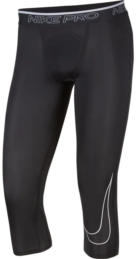 Nike Pro Dri-Fit 3QT Tight M - black/white