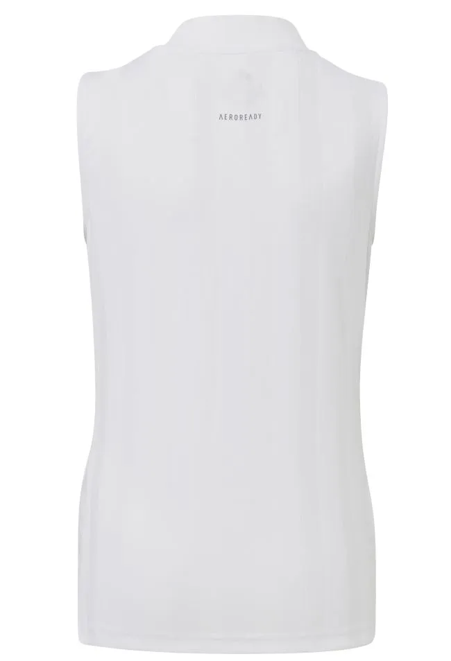 Adidas Q3 Match Tank - white/scarlet 