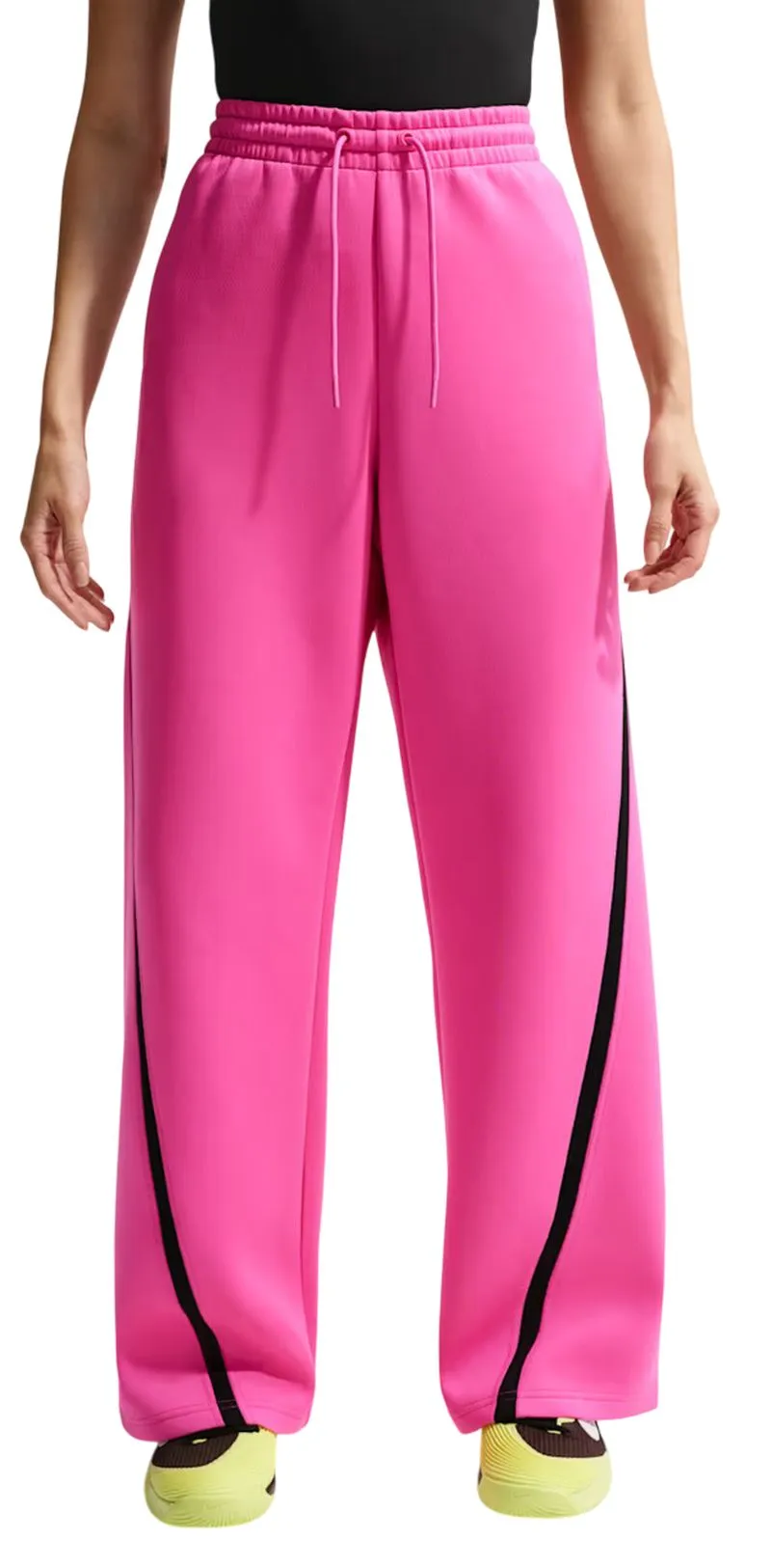Nike Advantage Dri-FIT Mid-Rise Tennis - laser fuchsia/black Nike Advantage Dri-FIT Mid-Rise Tennis - laser fuchsia/black