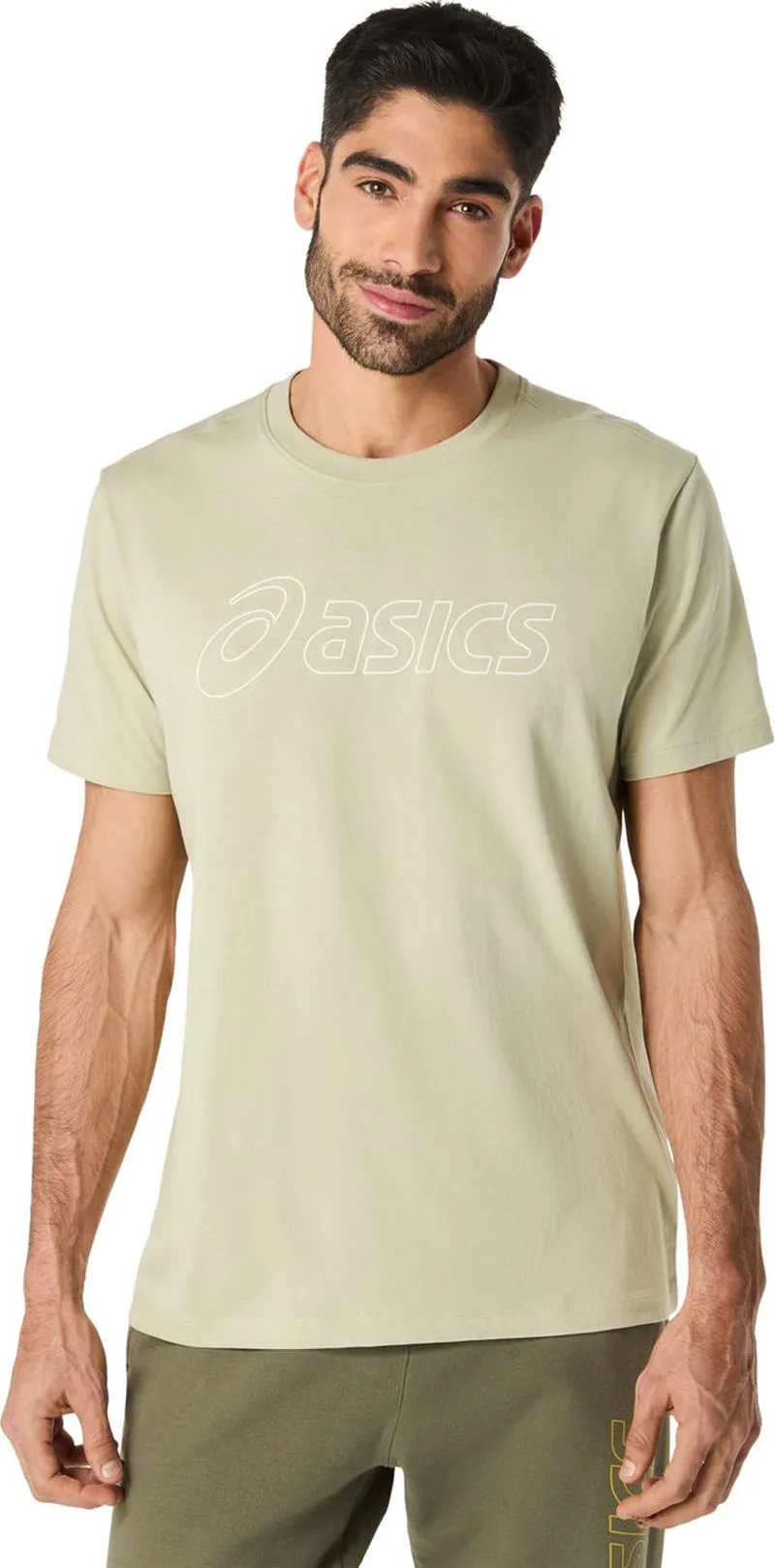 Asics Logo Short Sleeve - khaki Asics Logo Short Sleeve - khaki