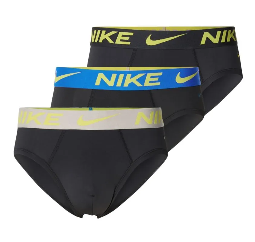 Nike Dri-Fit Essential Micro Hip Brief 3P - black/multicolor Nike Dri-Fit Essential Micro Hip Brief 3P - black/multicolor