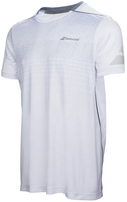  Babolat Performance Crew Neck Tee Men - white