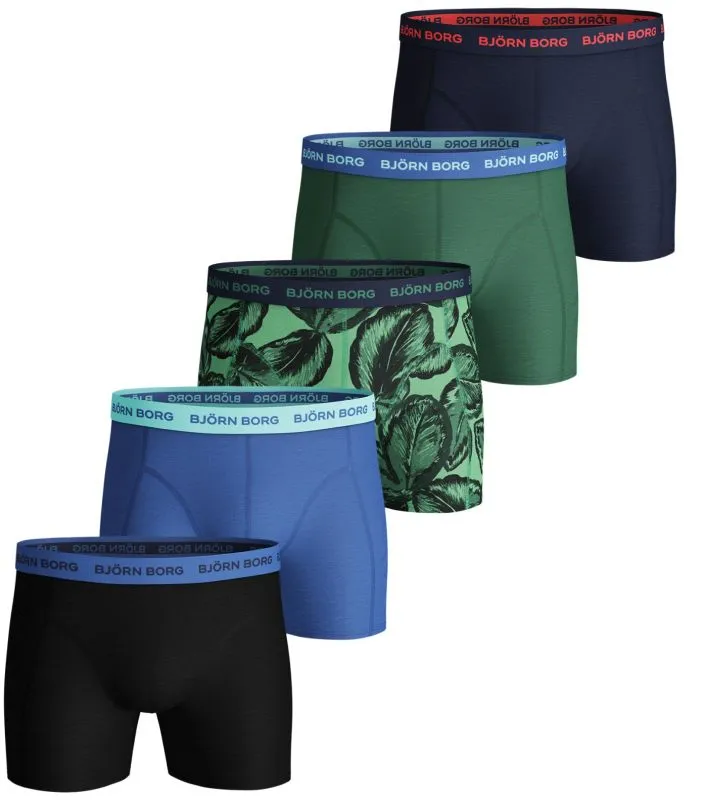Björn Borg Shorts Sammy BB Leafy 5P - lichen Björn Borg Shorts Sammy BB Leafy 5P - lichen