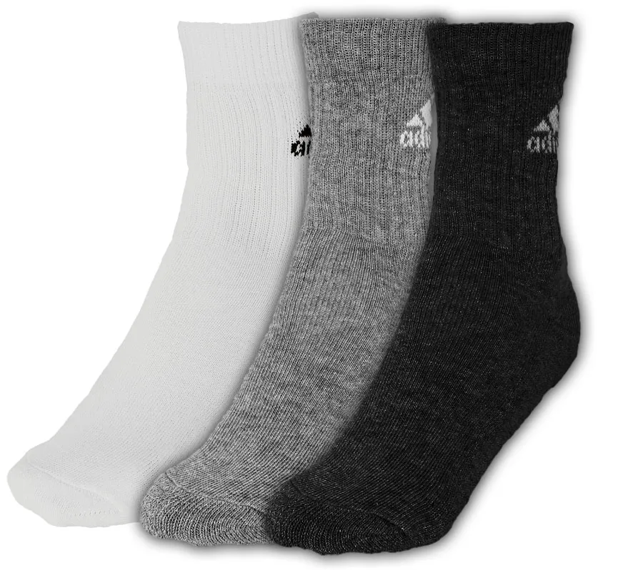 Adidas Adicrew HC 3P - black/white/medium grey heather Adidas Adicrew HC 3P - black/white/medium grey heather