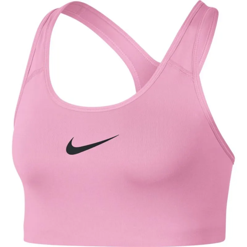 Nike Pro Classic Swoosh Bra - pink rise/black