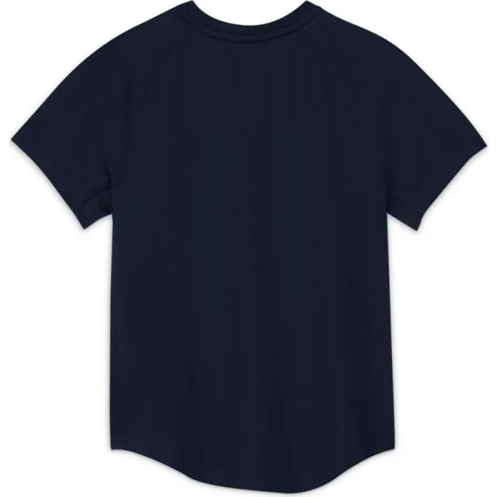 Nike Court Dri-Fit Victory SS Top B - obsidian/obsidian/white