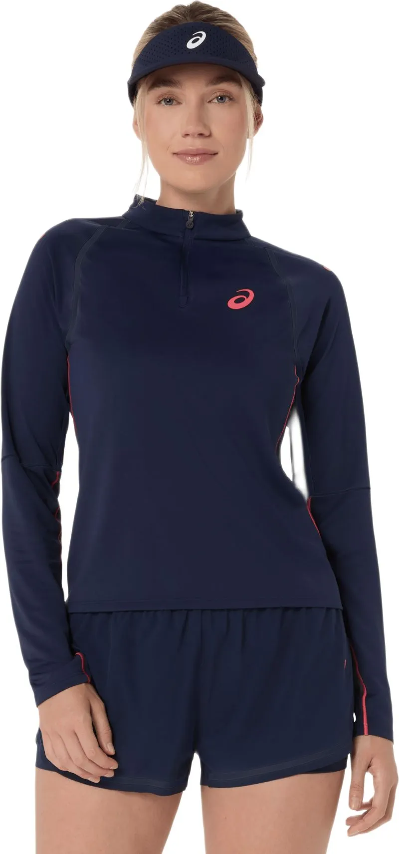 Asics Match 1/2 Zip Long Sleeve - midnight Asics Match 1/2 Zip Long Sleeve - midnight