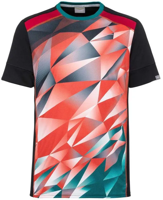 Head Medley T-Shirt Men - tangerine/forest green