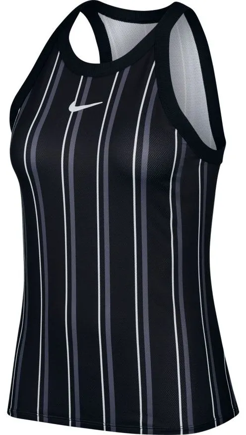 Nike Court W Printed Dry Tank - black/white Nike Court W Printed Dry Tank - black/white