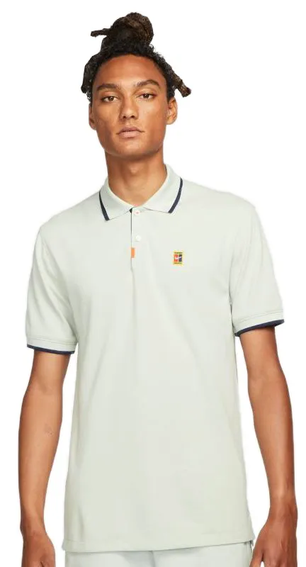 Nike Polo Dri-Fit Heritage Slim2 M - grey haze/obsidian Nike Polo Dri-Fit Heritage Slim2 M - grey haze/obsidian
