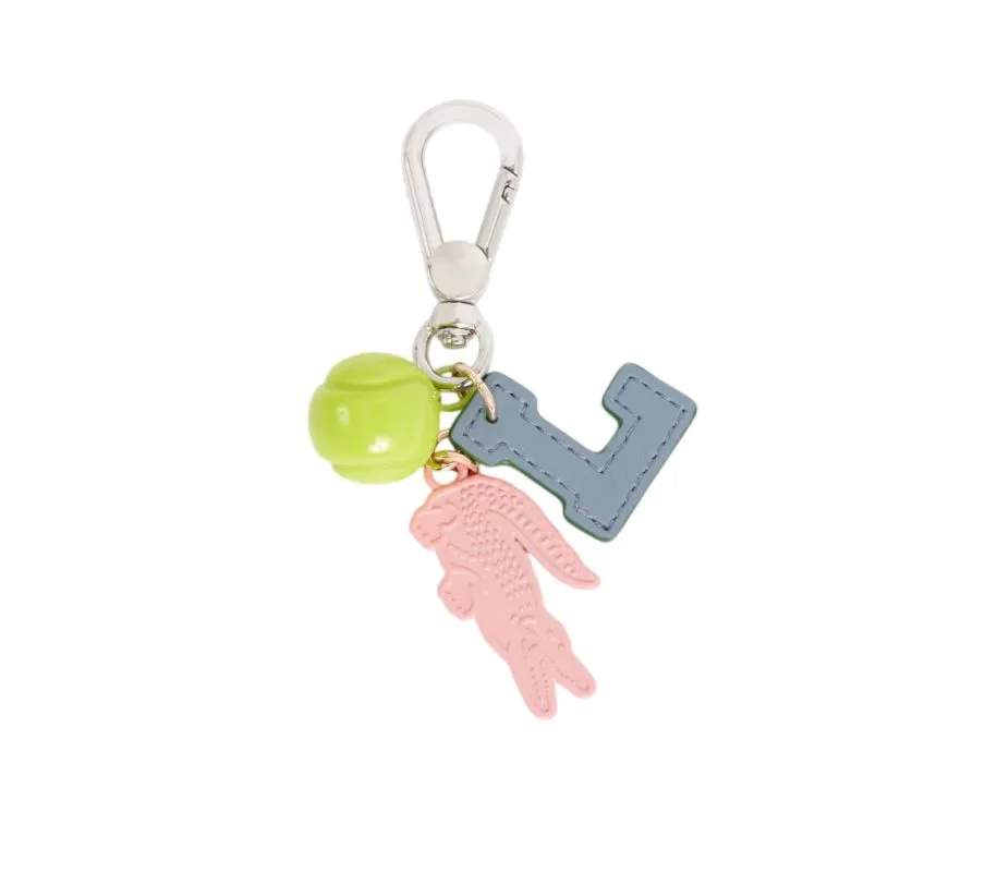 Lacoste Tennis Ball Croodile L Charms Key Ring - steward clair/clay Lacoste Tennis Ball Croodile L Charms Key Ring - steward clair/clay