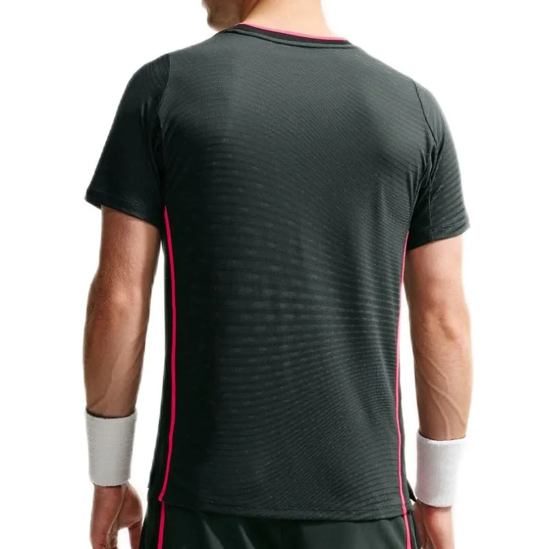 Nike Court Slam Aero-Fit Short Sleeve - black spruce/white