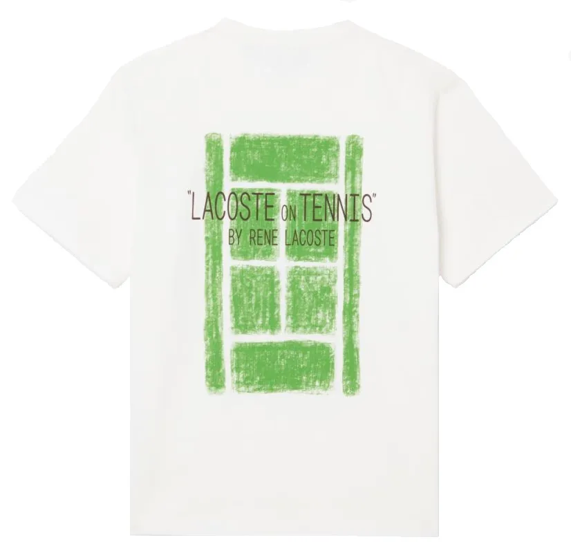 Lacoste Printed Cotton - flour