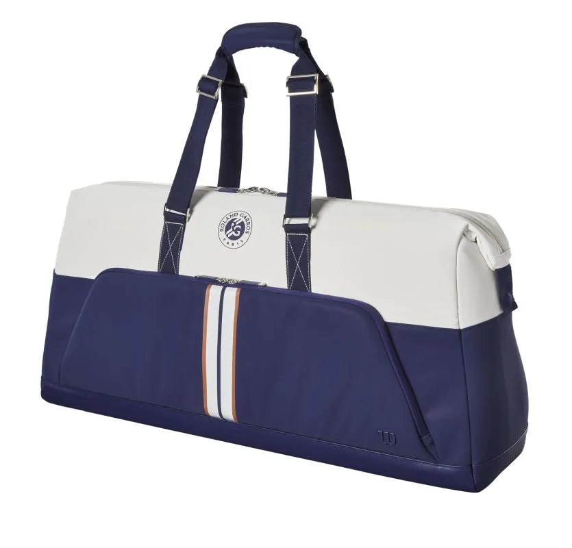 Wilson Roland Garros Large Duffel Racket Bag - navy/white/clay
