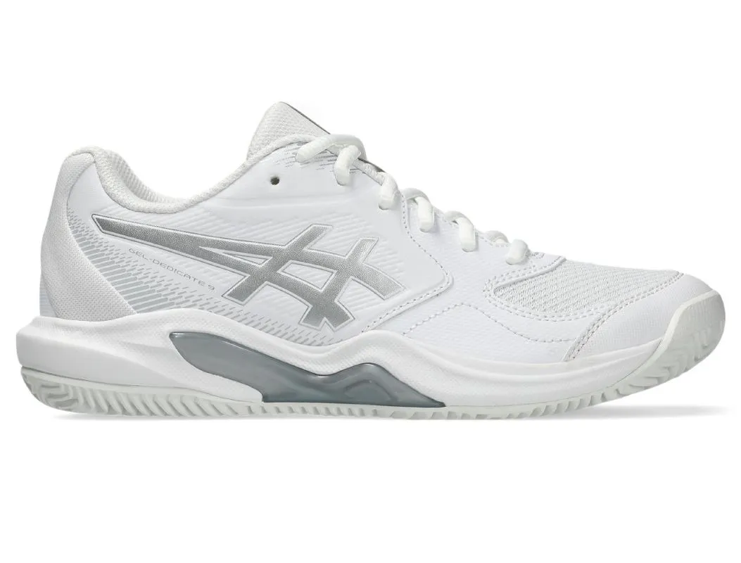 Asics Gel-Dedicate 9 Clay - white/pure silver Asics Gel-Dedicate 9 Clay - white/pure silver