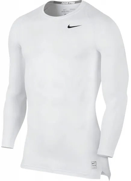 nike-cool-comp-ls-white-matte-silver-black-1 Nike Cool Comp LS - white/matte silver/black