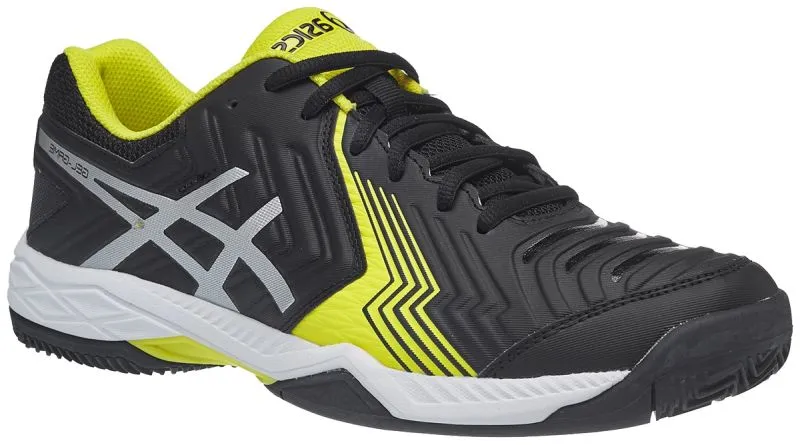 Asics Gel-Game 6 Clay - black/silver/sulphur spring
