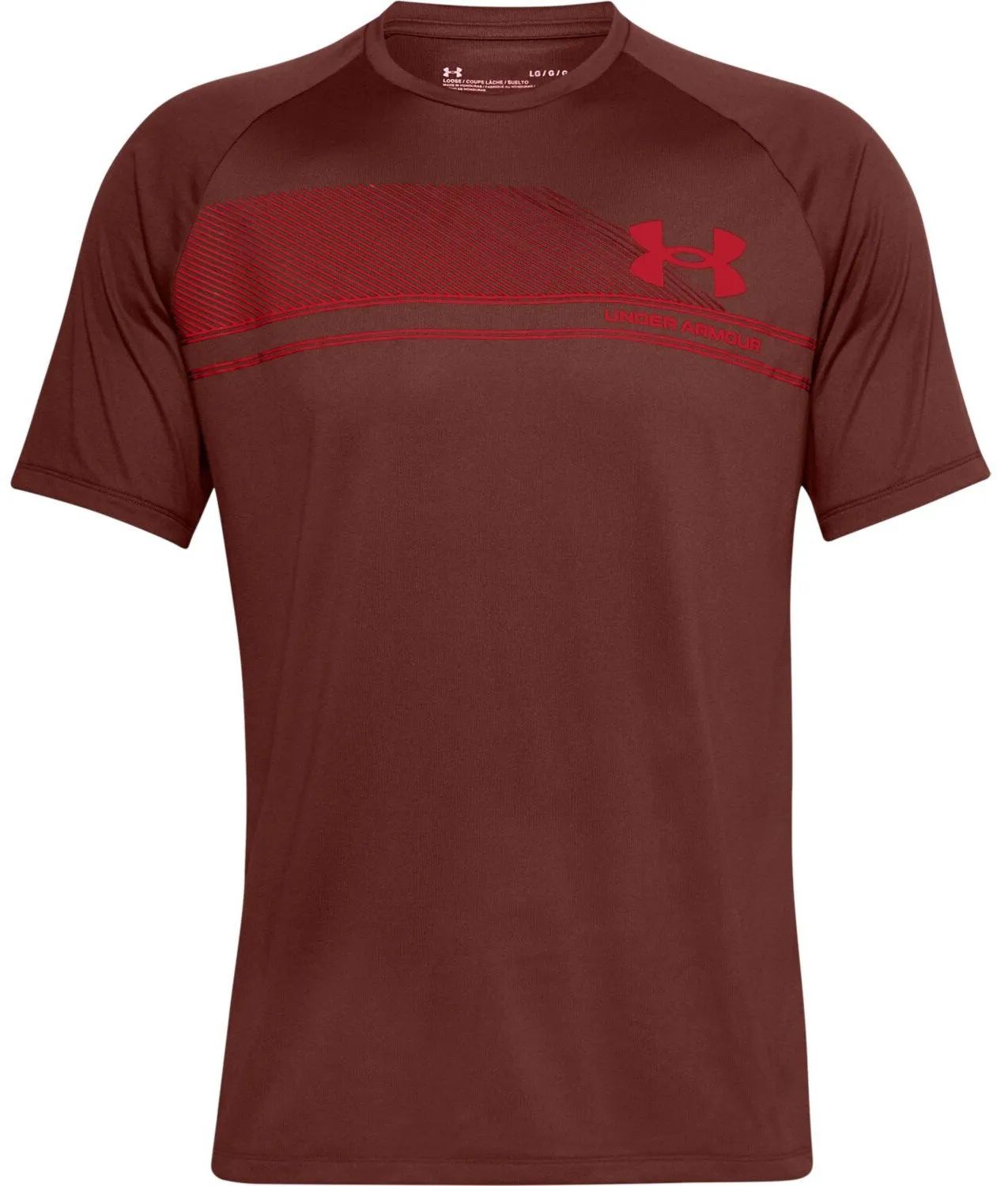 under-armour-logo-wordmark-tech-ss-cinna-red-versa-red-1 Under Armour Logo Wordmark Tech SS - cinna red/versa red