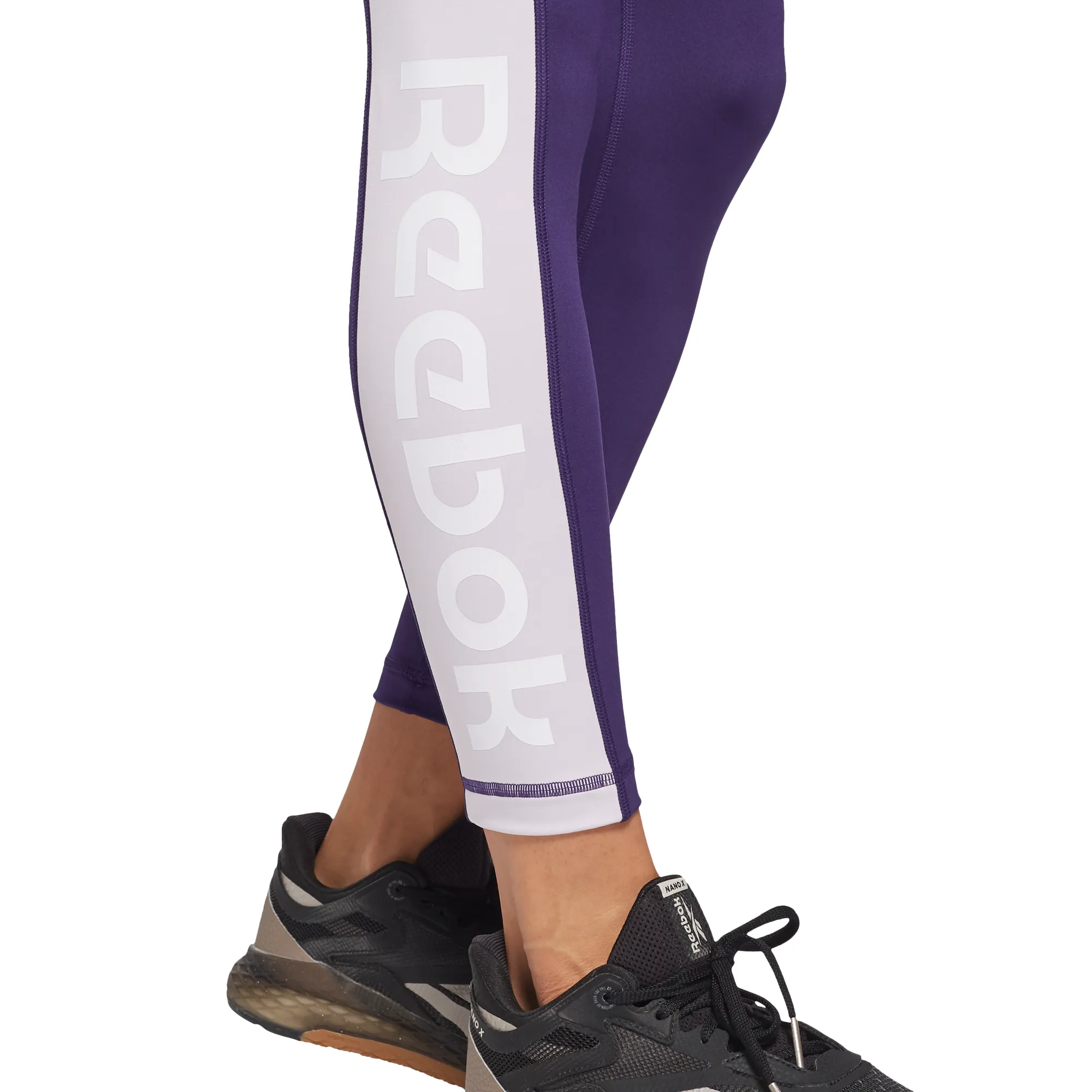 Reebok Linear Logo Leggings W - dark orchid
