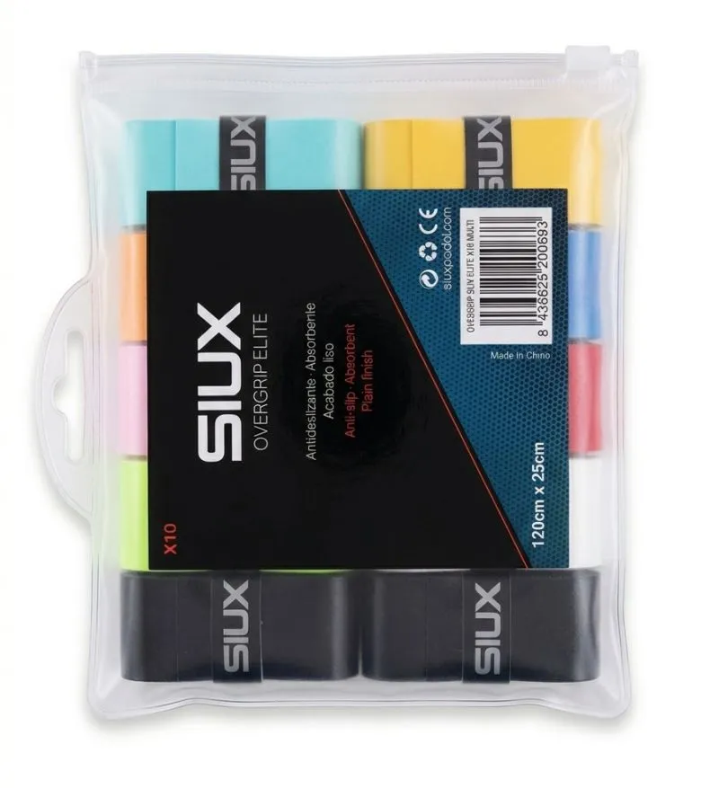 Siux Overgrips Elite 10P - multicolor