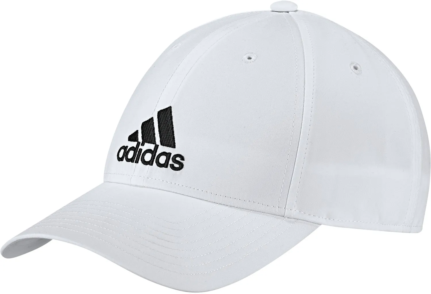 Adidas 6 Panel Classic Lightweight Metal Badge - white/white/black