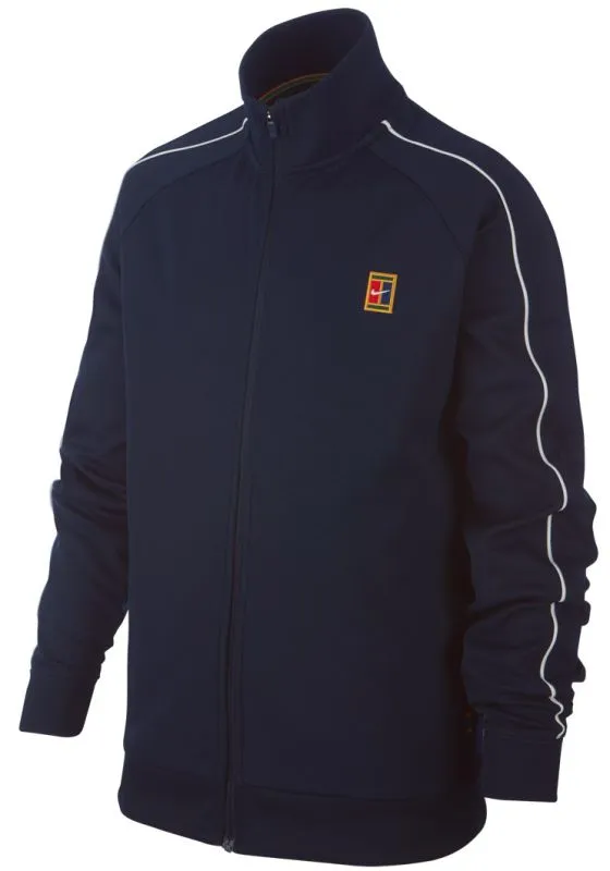 Nike Court Warm Up Jacket Youth - obsidian/white
