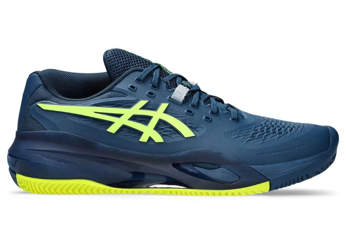 Asics Gel-Resolution X Clay - mako blue/safety yellow