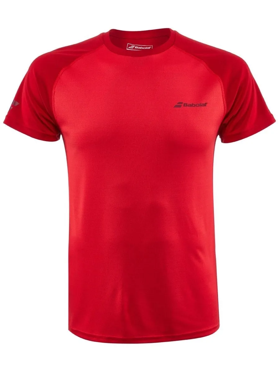 babolat-play-crew-neck-tee-men-tomato-red-1 Babolat Play Crew Neck Tee Men - tomato red