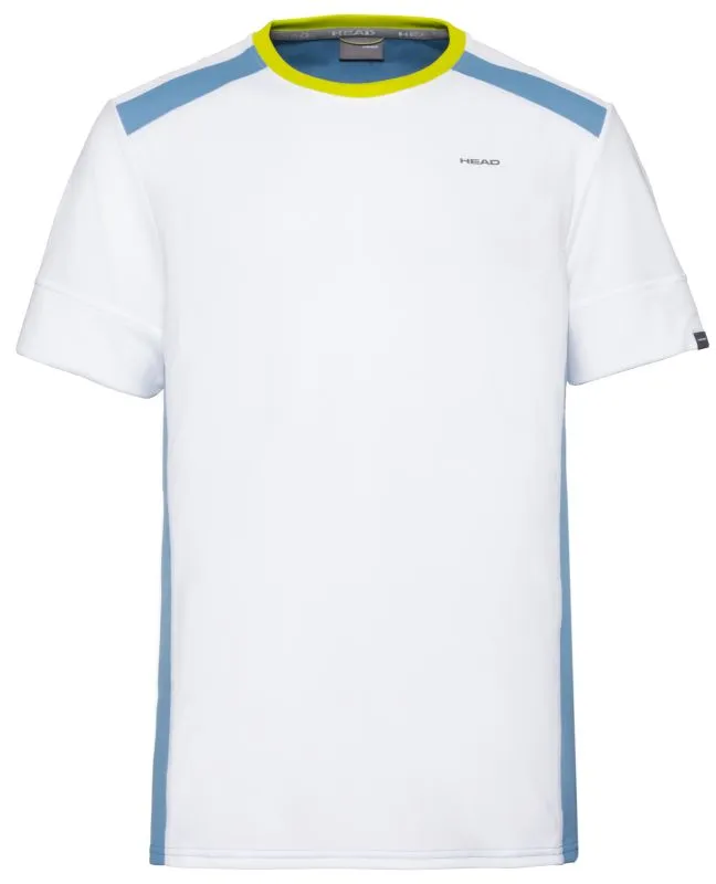 Head Uni T-Shirt M - white/sky blue