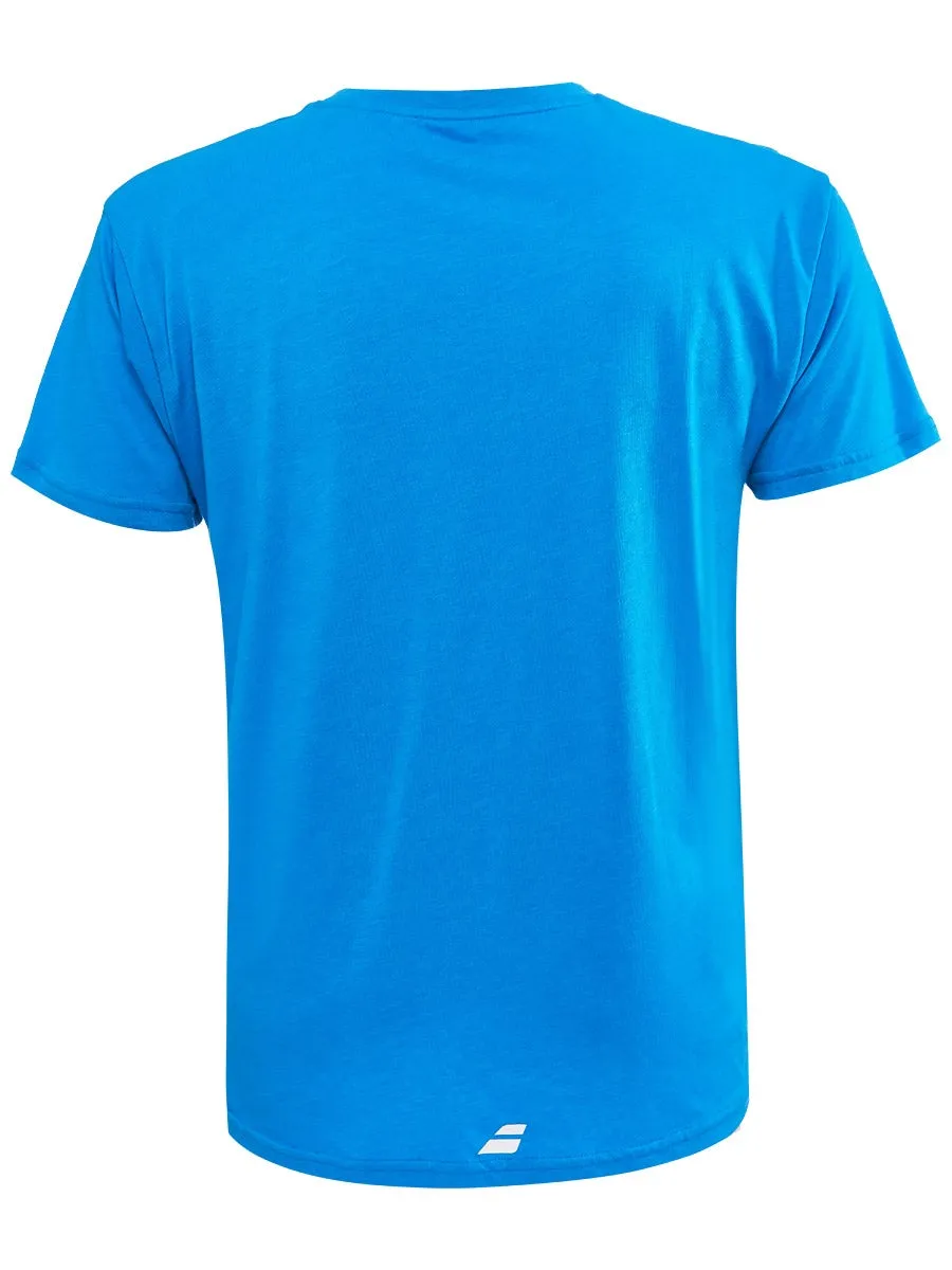 babolat-exercise-flag-message-tee-men-blue-aster-heather-2 Babolat Exercise Flag Message Tee Men - blue aster heather
