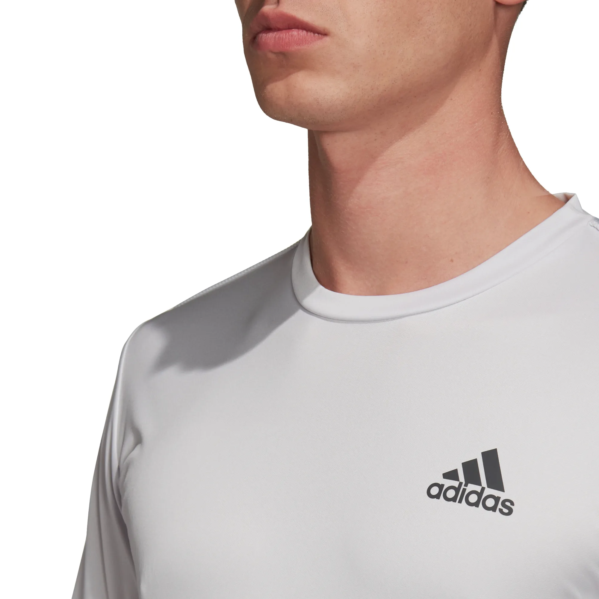 Adidas Club 3-Stripes Club Tee M - dash grey/grey six