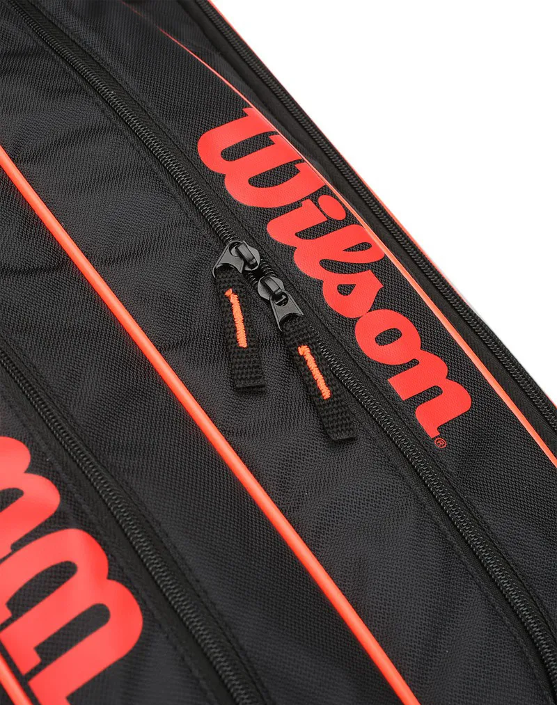  Wilson Burn Team 6 Pack Bag - black/orange