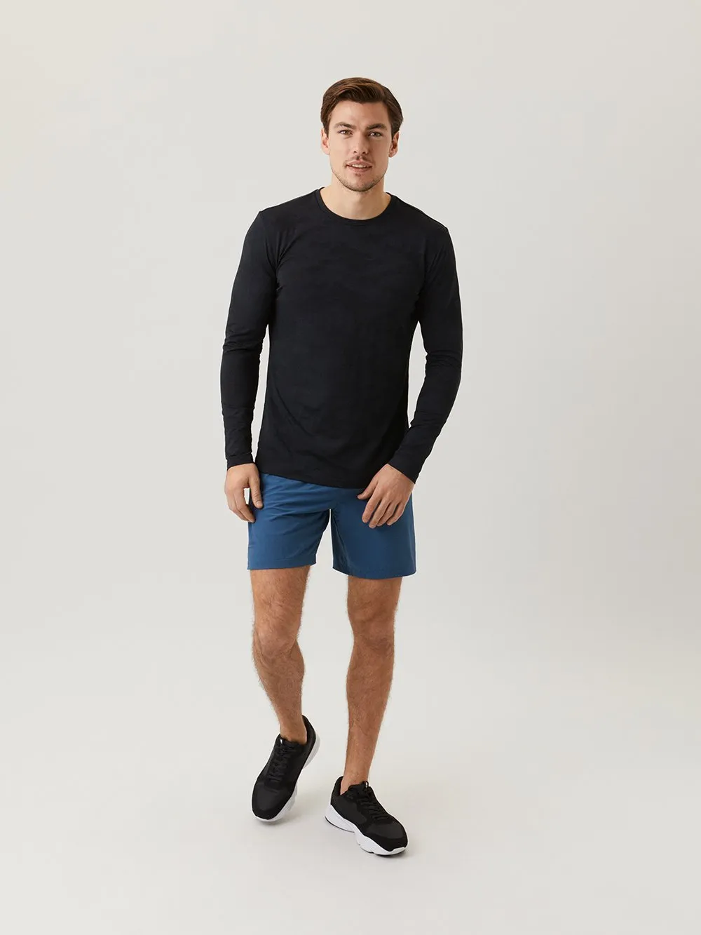 Björn Borg LS Tee STHLM M - black beauty