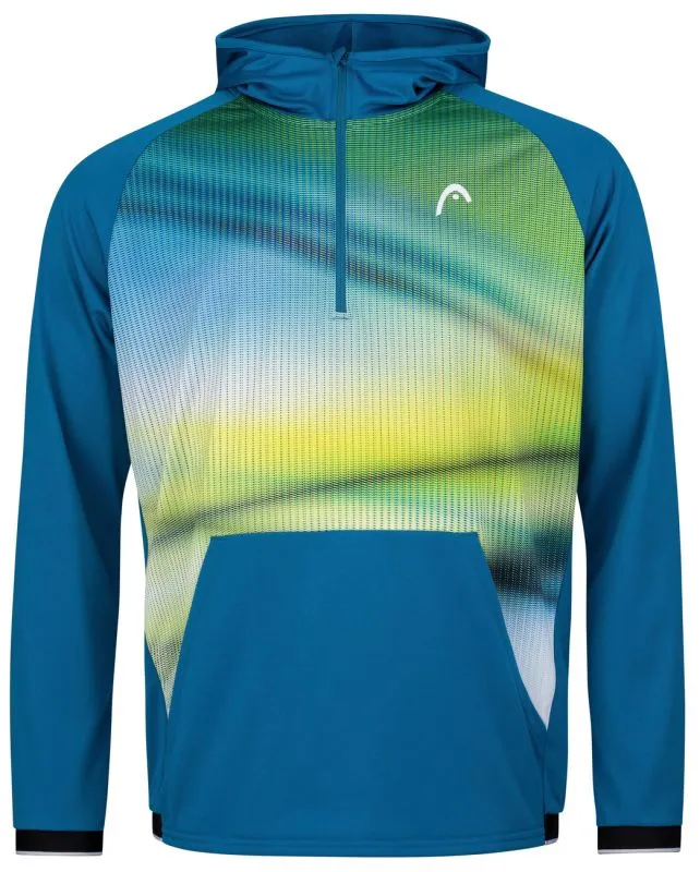 Head Power Hoodie M - blue/print vision
