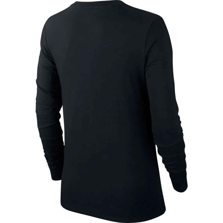 Nike Swoosh Essential LS Icon Ftr - black/white