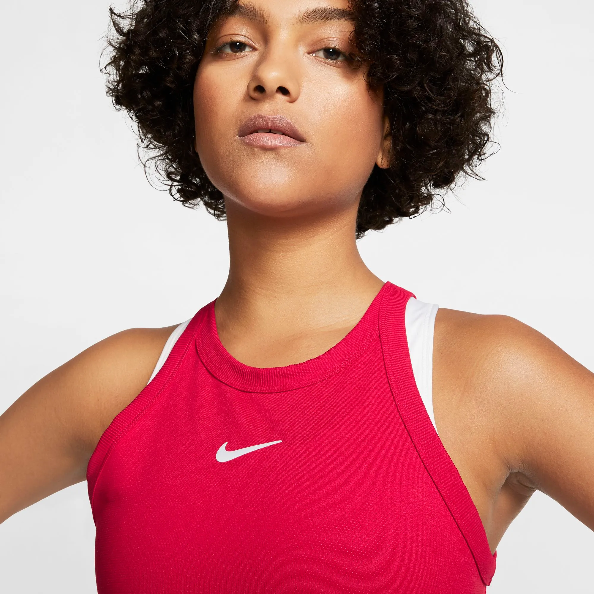 Nike Court Dry Tank W - gym red/gym red/white