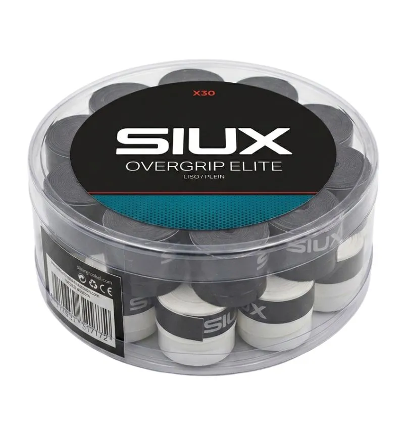 Siux Overgrips Elite 30P - black/white