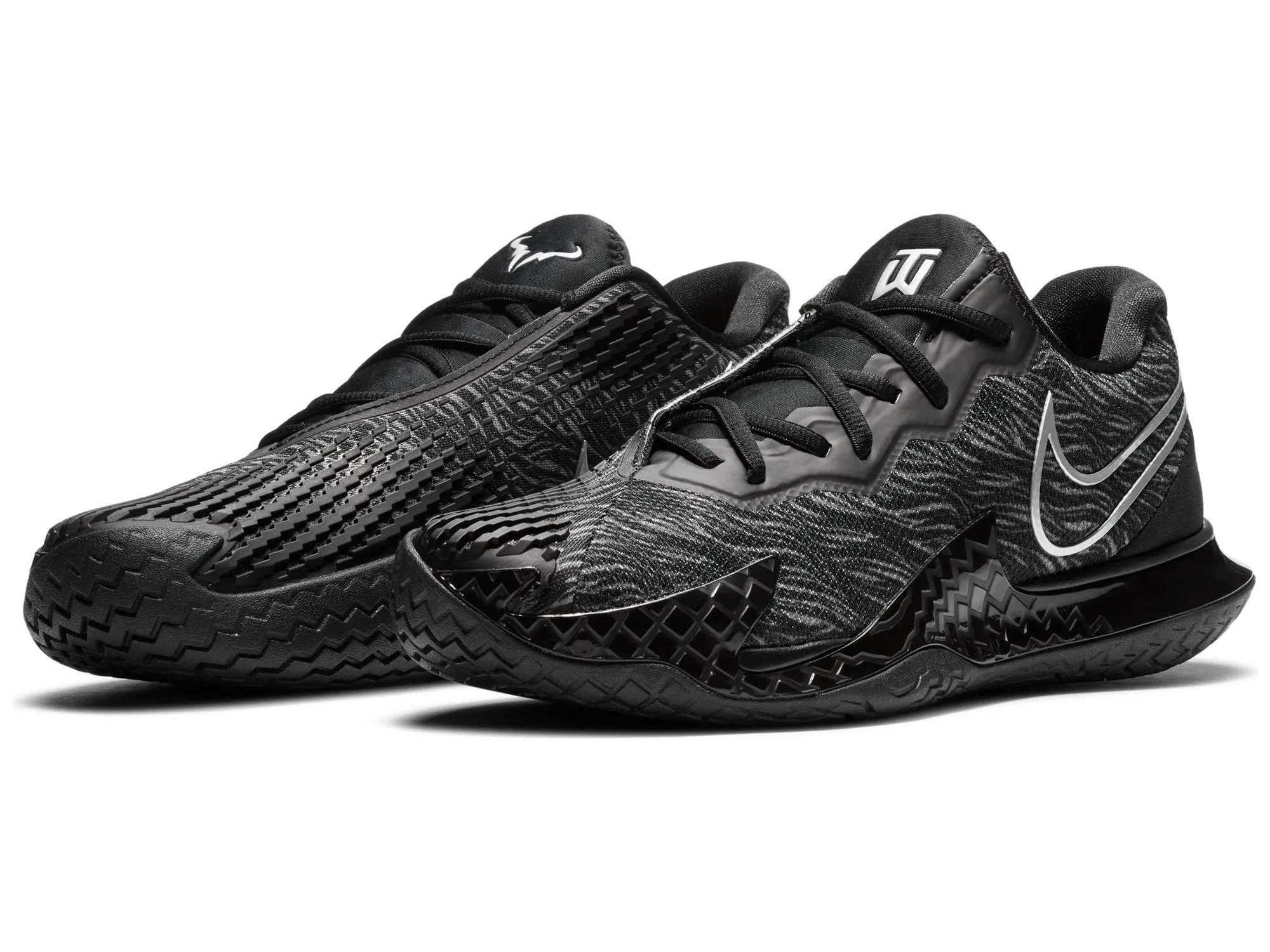 Nike Air Zoom Vapor Cage 4 - Rafa x Tiger Edition - black/metallic silver
