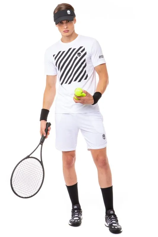 Hydrogen Tech Optical Tee Man - white/black