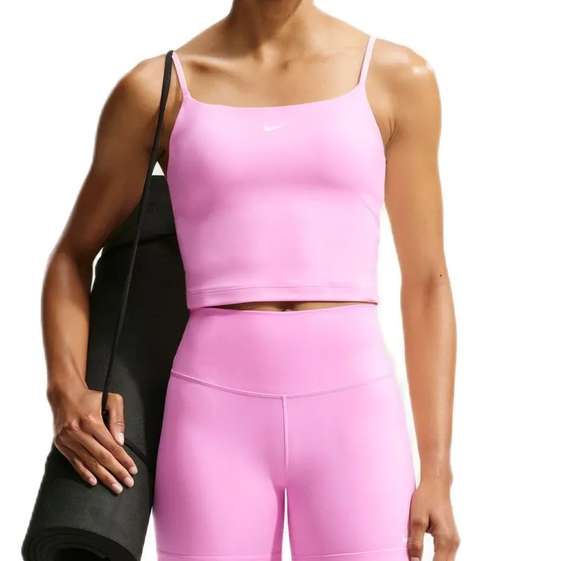 Nike One Medium Support Padded Adjustable Sports - pink rise Nike One Medium Support Padded Adjustable Sports - pink rise