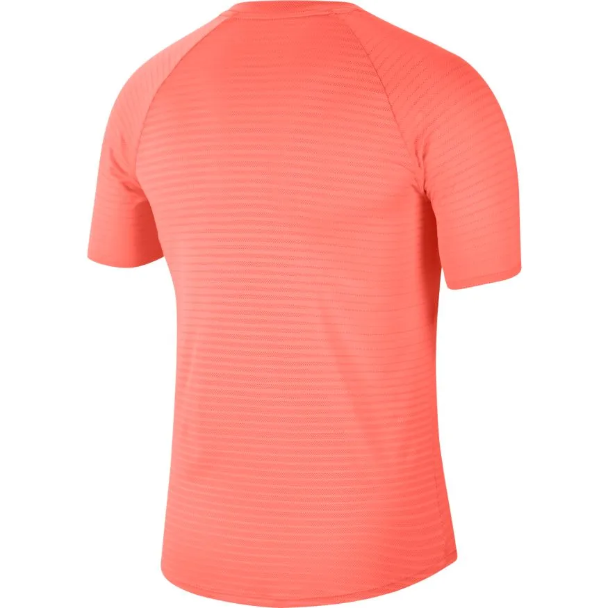 Nike Court Rafa Aeroreact Top SS Slam - bright mango/barely green