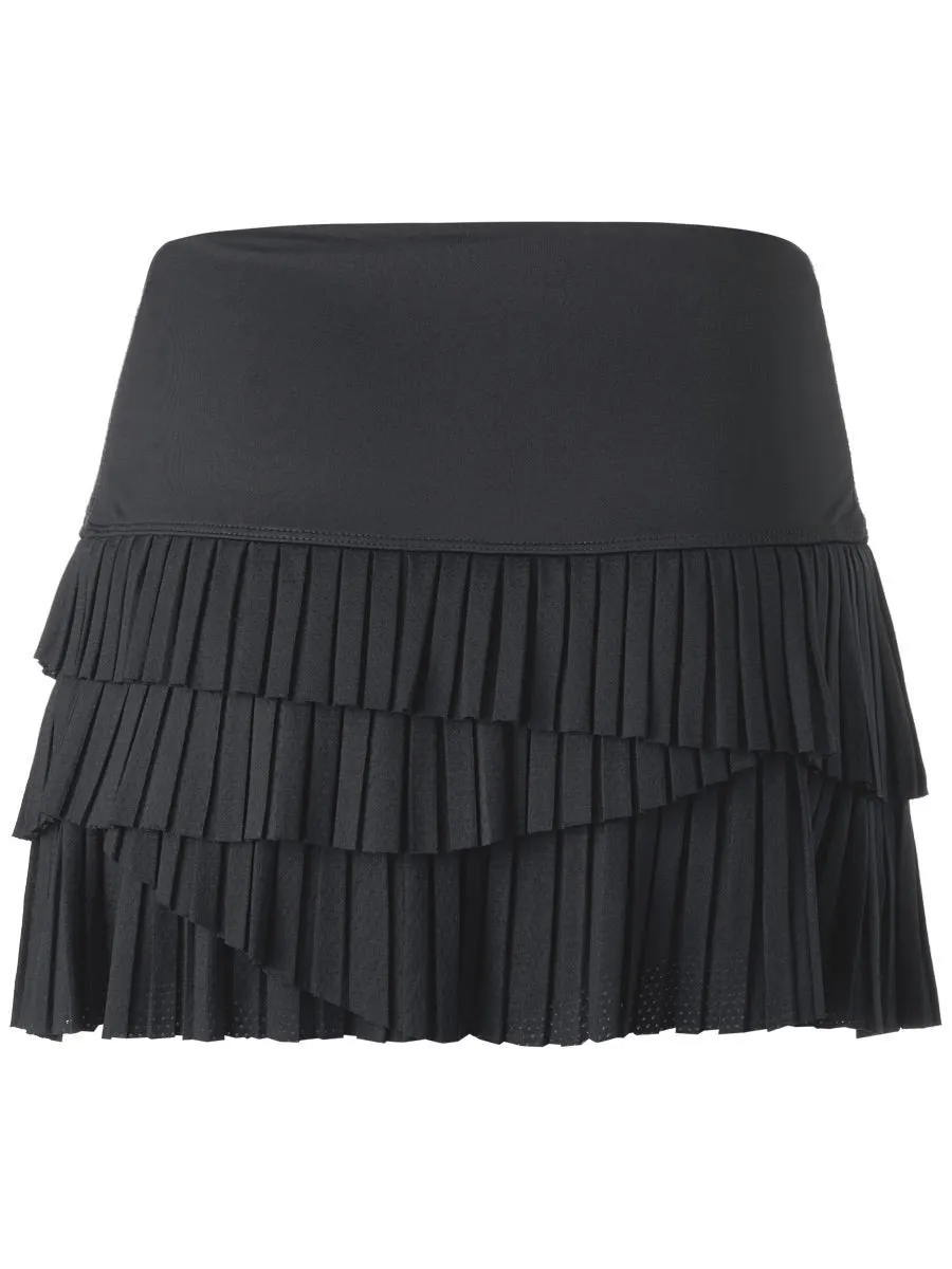 Lucky in Love BMS Hi-Pleated Scallop Skirt Women - charcoal