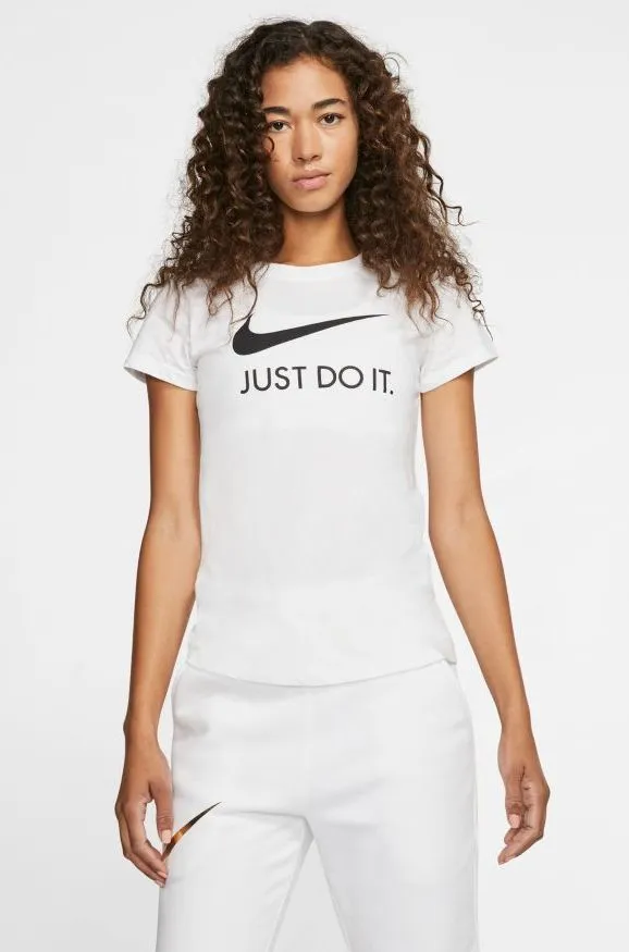 Nike Sportswear Tee Just Do It Slim W - white/black