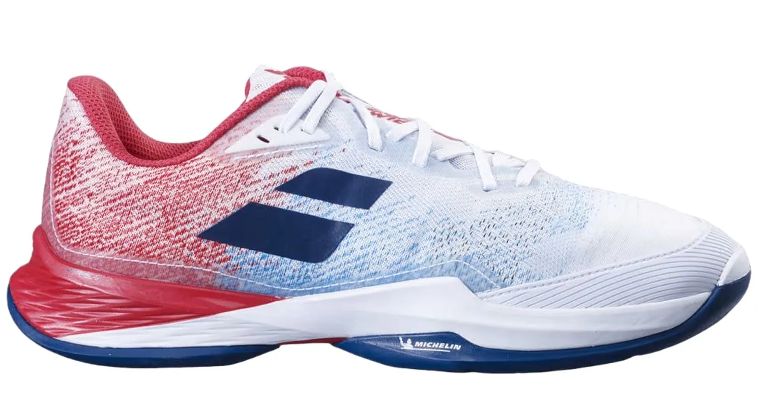 Babolat Jet Mach 3 All Court Wide - white/estate blue