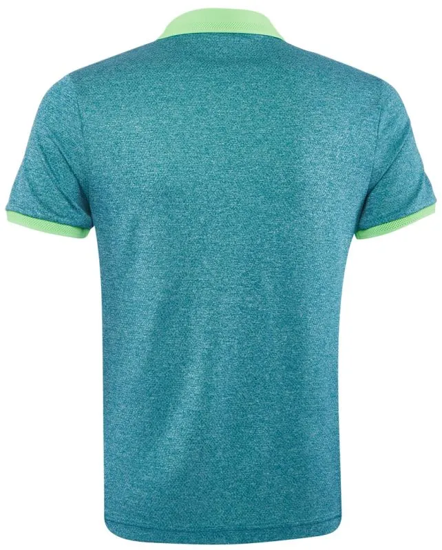 Lotto Dragon Tech II Polo - green melange/yellow neo
