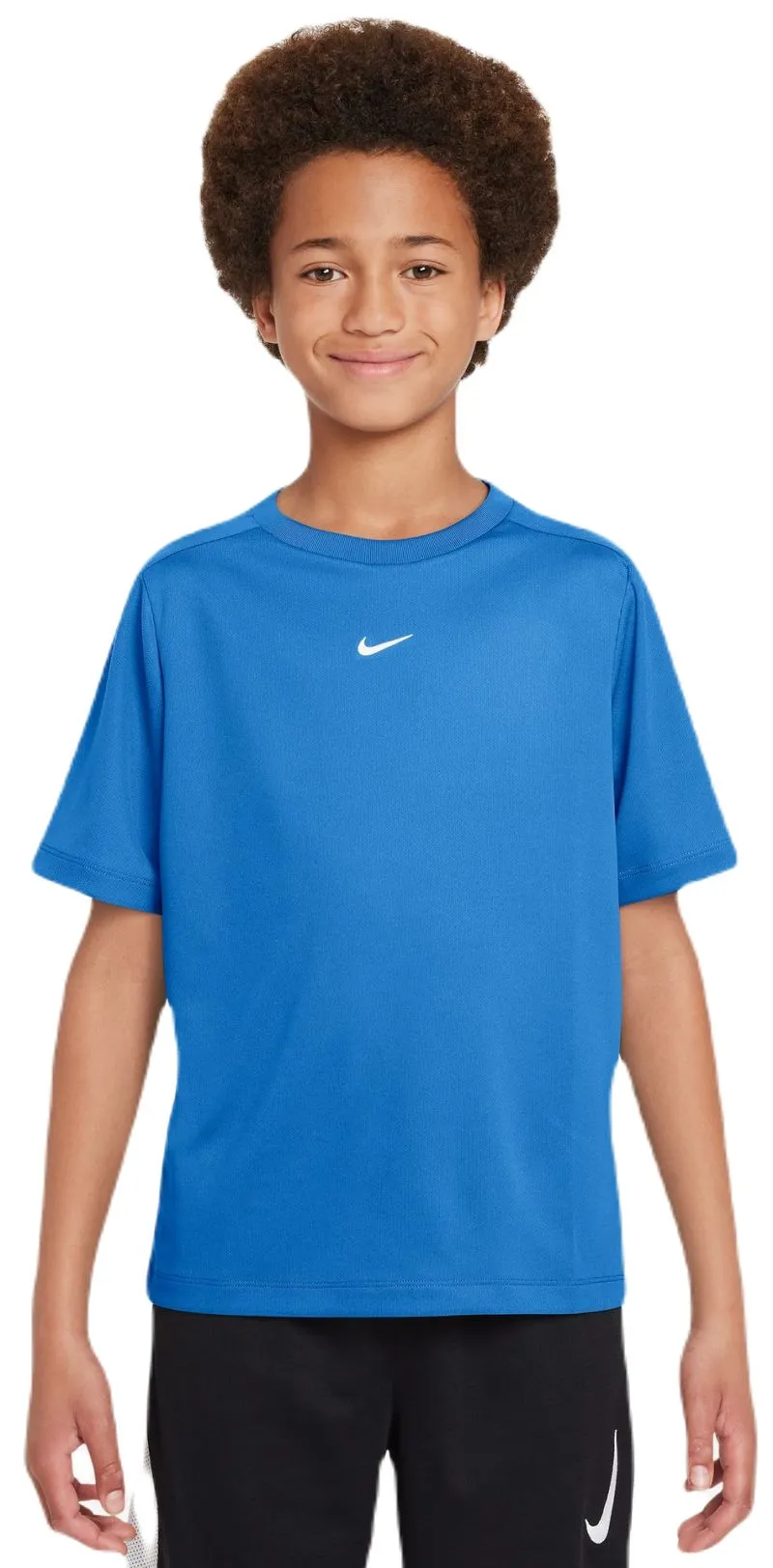 Nike Kids Dri-Fit Multi+ Training Top - light photo blue/white Nike Kids Dri-Fit Multi+ Training Top - light photo blue/white