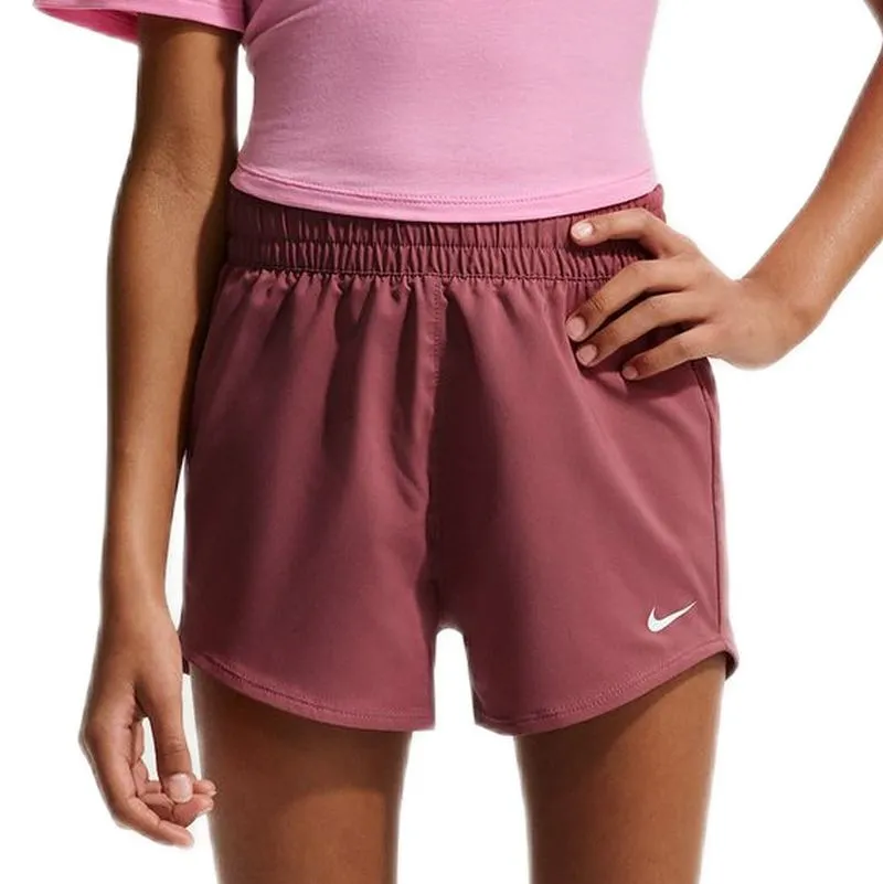 Nike Kids Dri-Fit One High-Waisted Woven Training - pink smoke/white
