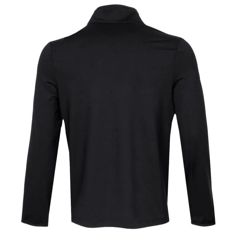 Lacoste Men's SPORT Stretch Zippered Collar Sweatshirt - black