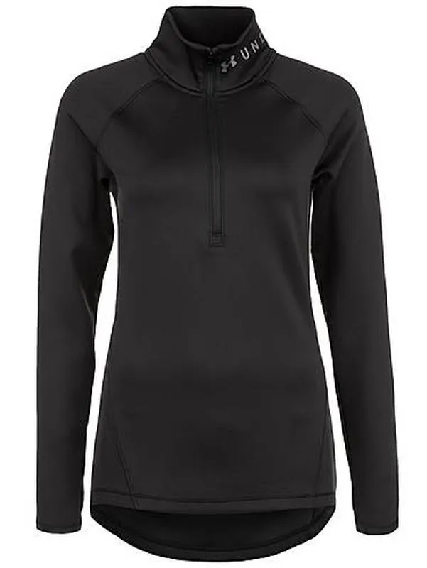 Under Armour Women's ColdGear Armour 1/2 Zip - black