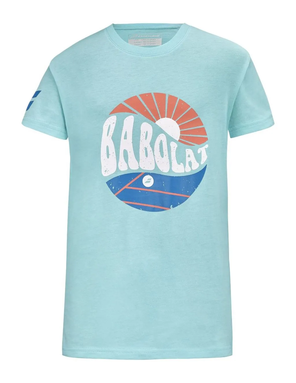t-shirt-babolat-exercise-vintage-boy-angel-blue
